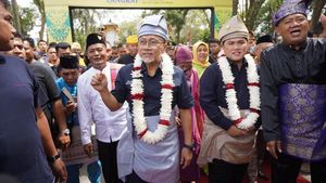Momen Dua Menteri Ramaikan Ultah Kabupaten Langkat