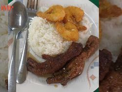 Nasi Lauk Ceker Ayam dan Udang Kecil Harganya Rp 55 Ribu di Singapura