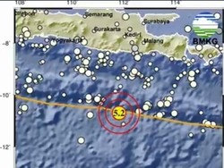 Gempa M 5,2 Guncang Blitar