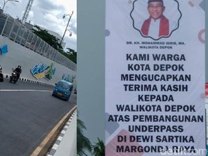 Ini Underpass yang Disebut di Baliho Terima Kasih buat Walkot Depok