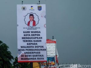Umur Pendek Baliho Terima Kasih Wali Kota Depok Usai Tuai Sindiran Umur Pendek Baliho Terima Kasih Wali Kota Depok Usai Tuai Sindiran