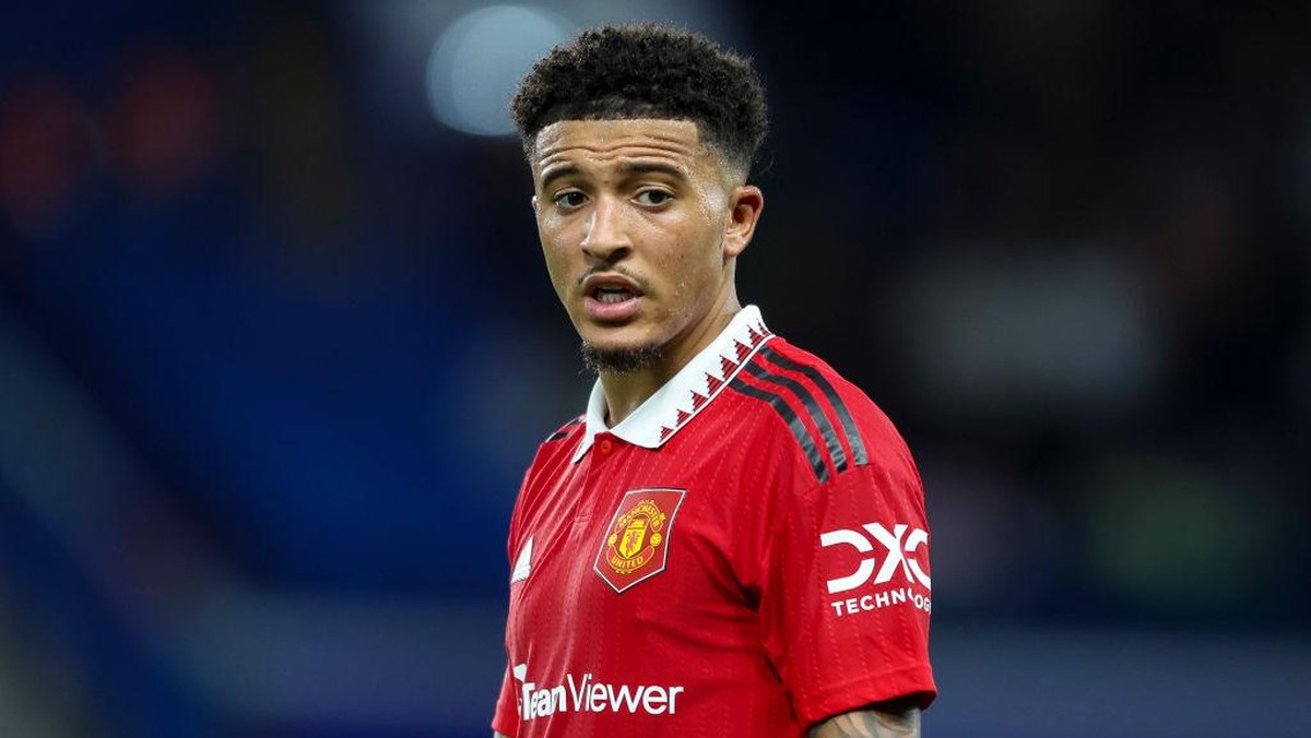 Sancho terakhir kali bermain pada Oktober lalu saat melawan Chelsea. Foto: Getty Images/Robin Jones