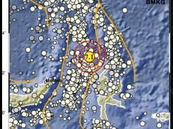 BMKG Mutakhirkan Kekuatan Gempa Melonguane Sulut Jadi M 7,0