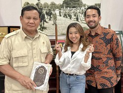 Momen Pertemuan Kiky Saputri dan Prabowo Subianto