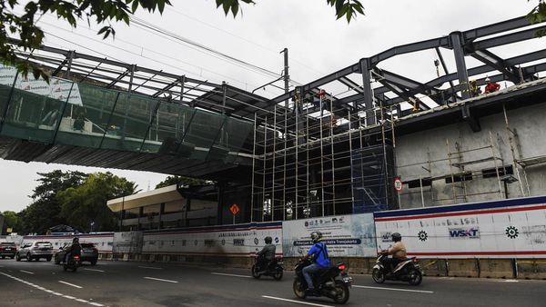 Potret Terkini Pembangunan Halte Terintegrasi Stasiun Juanda
