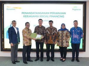Pegadaian-Danamon Pelopori Pembiayaan Sosial Berkelanjutan Rp 1 Triliun