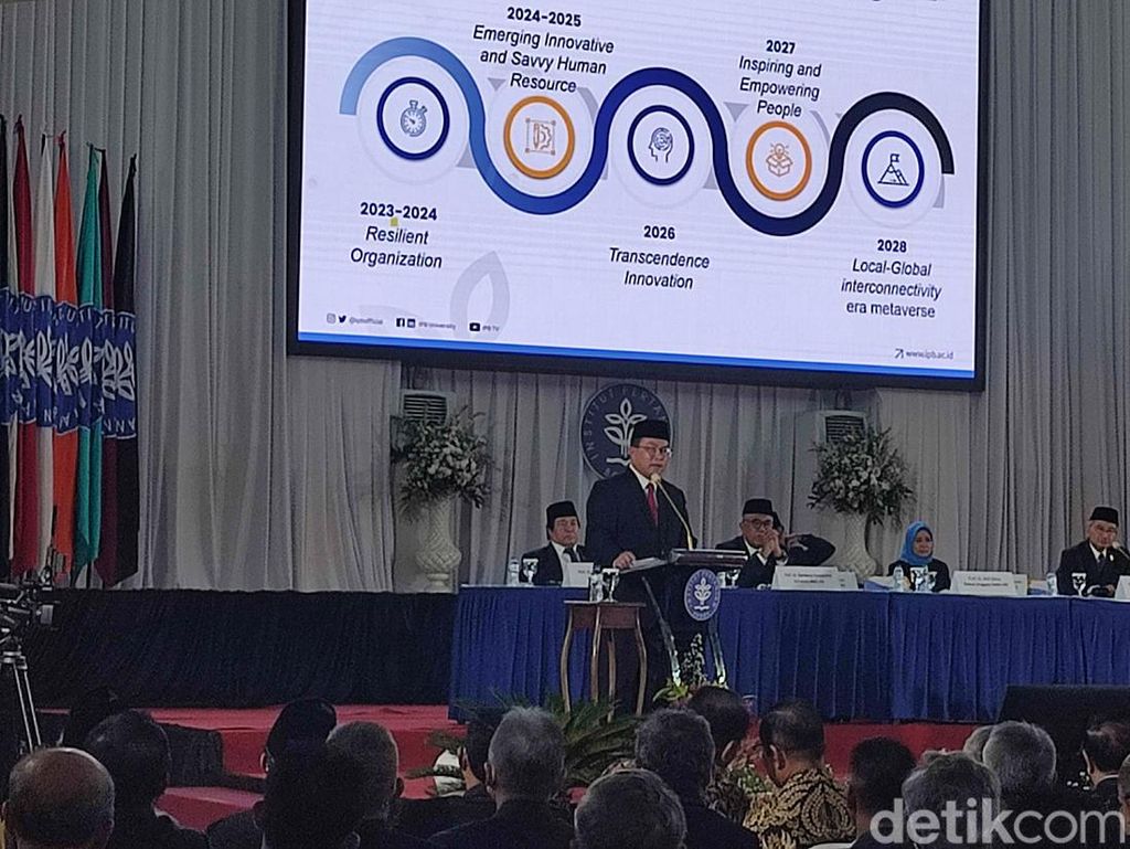 Arif Satria Dilantik Lagi Jadi Rektor IPB, Gaungkan Pribadi Great