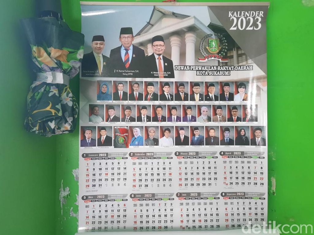 Tanggal Merah di Kalender DPRD Sukabumi Seharga Rp 80 Juta Salah!