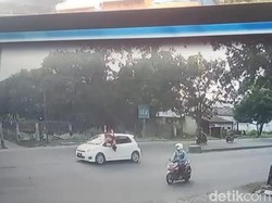 Heboh Wanita di Medan Melayang Ditabrak Mobil, Polisi Buru Penabrak