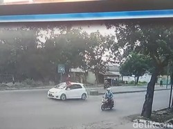 Wanita Pejalan Kaki Terbang Ditabrak Mobil di Medan, Pelaku Kabur