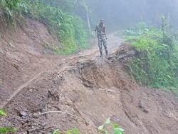 Jalan Penghubung Antardesa di Toraja Utara Ambles, 1 Desa Terisolir