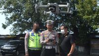 Awas Ketilang! Polda Jateng Uji Coba ETLE Pakai Drone