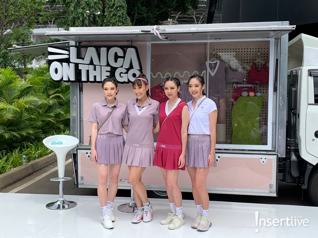 Ayu Dewi saat konferensi pers bersama LAICA
