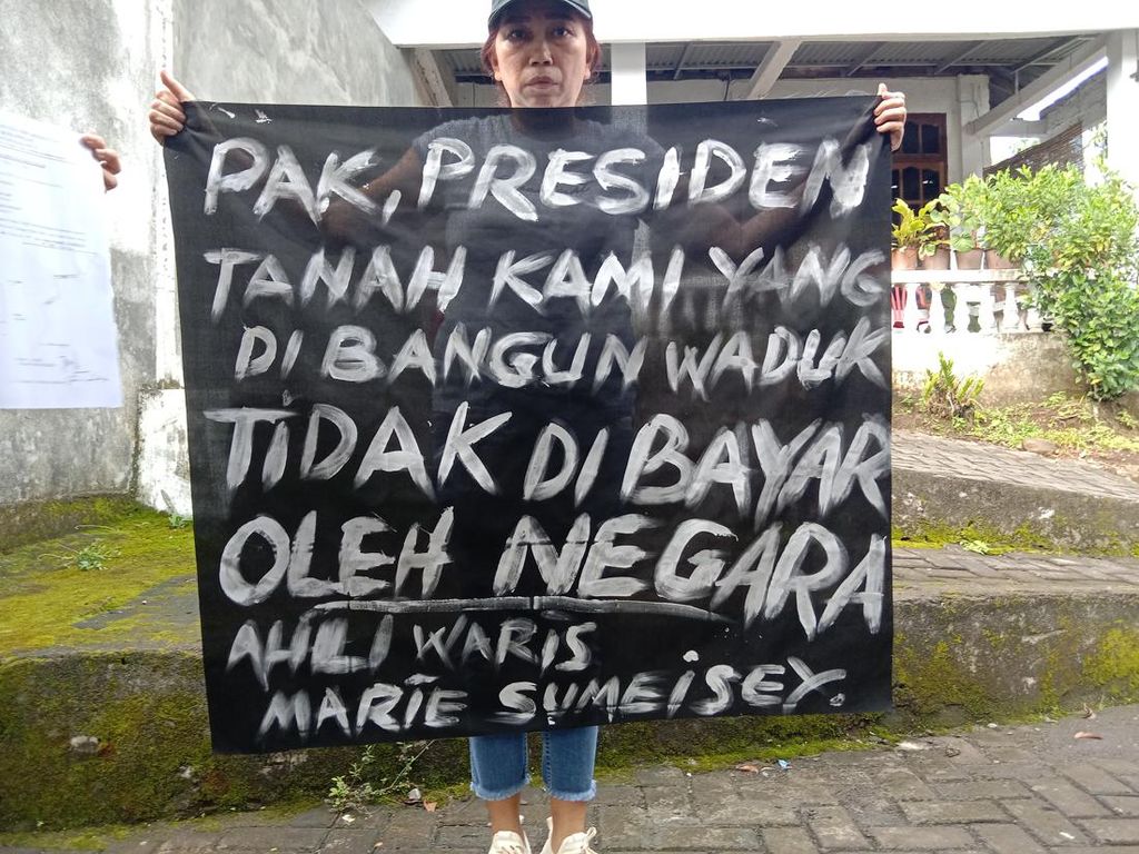 Dear Jokowi, Ada Warga Belum Terima Ganti Rugi Lahan Bendungan Kuwil
