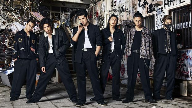 Para pemeran film Jepang, High & Low: The Worst X (2022).