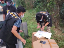 Bea Cukai Kediri Hadang Bus Muat 158 Ribu Batang Rokok Tanpa Pita Cukai