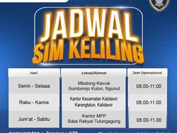 SIM Keliling Kini Ada di Tulungagung, Simak Jadwal dan Lokasinya