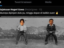 Pesan Tersirat Peretas Akun Twitter Kejari Gowa soal Tuntutan Sambo Cs