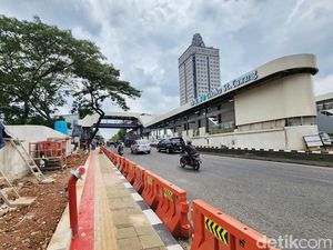 Terkini, Progres Pembangunan Proyek Halte Terintegrasi Cikoko Cawang