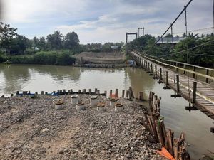 Legislator Wajo Sorot Proyek Jembatan Belawa Rp 14,1 M yang Mangkrak