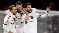 Wout Weghorst bermain 69 menit pada saat MU sedang unggul 1-0, dengan Palace lantas bisa menyamakan skor di menit-menit akhir. Foto: Offside via Getty Images/Charlotte Wilson/Offside