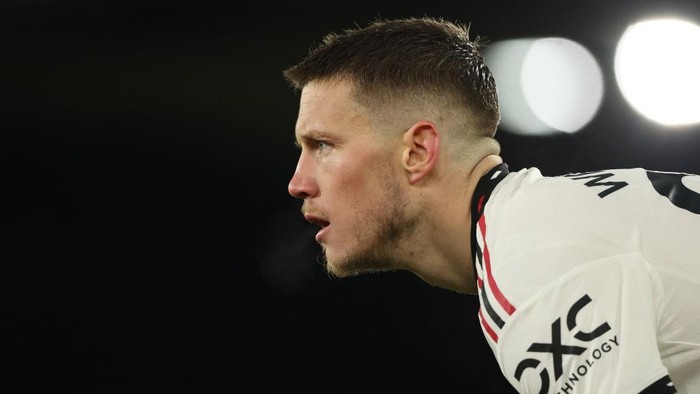 LONDON, ENGLAND - JANUARY 18: Wout Weghorst of Manchester United during the Premier League match between Crystal Palace and Manchester United at Selhurst Park on January 18, 2023 in London, United Kingdom. (Photo by Matthew Ashton - AMA/Getty Images)