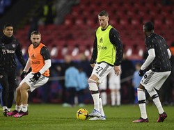 Wout Weghorst dipinjam MU pada bulan Januari ini untuk menambah opsi lini depan. Foto: REUTERS/TONY OBRIEN