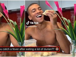 Doyan Banget! Bule Ini Makan Durian Setiap Hari Selama 3 Minggu