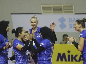 Tim Putri Pertamina Fastron Juara Putaran Pertama Proliga 2023