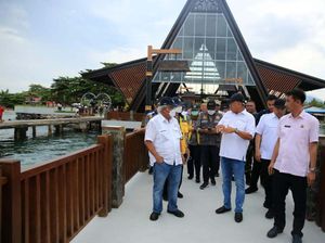 Jokowi Blusukan, Cek Kawasan Bunakan yang Baru Dipercantik