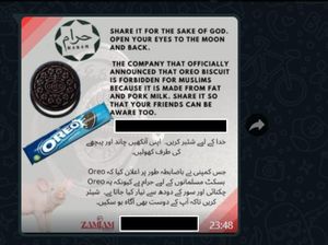 Heboh Poster Sebut Oreo di Eropa Mengandung Babi, Ini Faktanya!