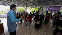 Para Ibu Hamil Ikuti Diskusi Mencegah Stunting