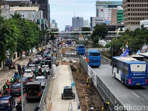 Wajib Cek! Ini Rekayasa Lalin Jl Gajah Mada-Jl Hayam Wuruk Saat Proyek MRT