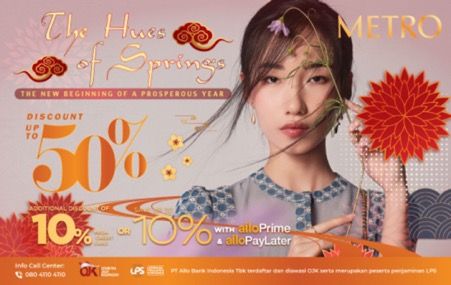 Promo Imlek Allo Bank dan METRO Department Store