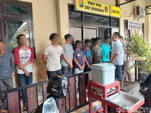10 Pendekar Jadi Tersangka Tawuran Antarperguruan Silat di Nganjuk
