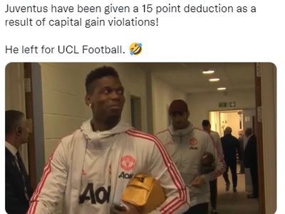 Deretan Meme Juventus Usai Dihukum Pengurangan 15 Poin