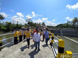 Sabo Dam Multifungsi di Menayu Magelang Dipuji Menteri PUPR Basuki