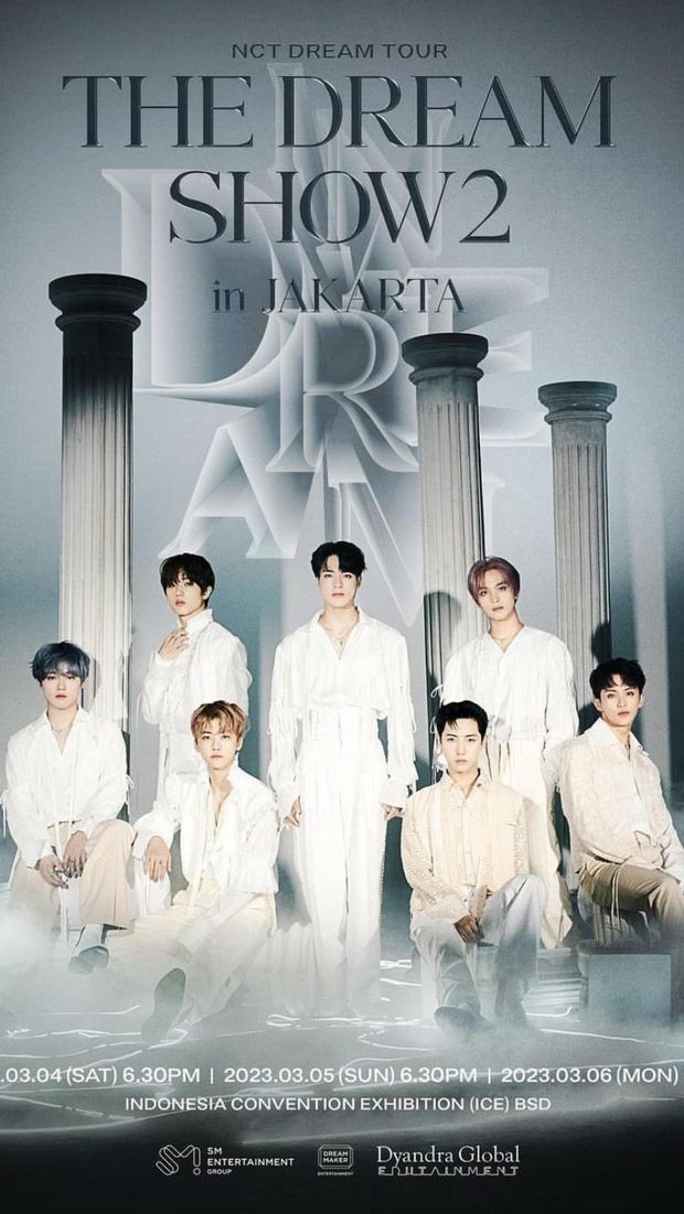 Poster konser NCT DREAM di Jakarta