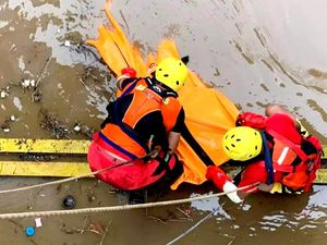 2 Pemburu Biawak Ditemukan Tewas Tenggelam di Sungai Citanduy Banjar