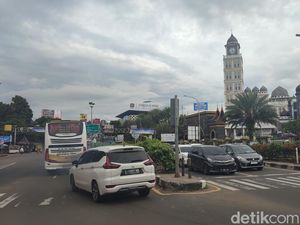 One Way Berakhir, Lalu Lintas di Puncak Bogor Normal 2 Arah