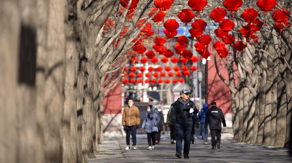 Indahnya Taman di Beijing Berhias Nuansa Imlek