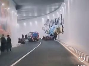 Jangan Dicontoh! Bikers Jadikan Underpass Baru di Depok Buat Tempat Nongkrong