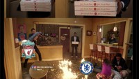 Satu lagi meme Juventus ke papan tengah, dengan Liverpool dan Chelsea ikut kena senggol. Foto: dok. Twitter