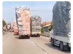 Heboh Pikap Kelebihan Muatan Balapan di Jalur Jogja-Solo, Polisi Selidiki Heboh Pikap Kelebihan Muatan Balapan di Jalur Jogja-Solo, Polisi Selidiki