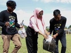 Relawan Srikandi Ganjar Gelar Jalan Sehat di Lampung