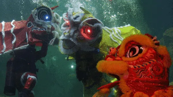 Atraksi Barongsai Meriahkan Perayaan Imlek 2023: Ada di Seaworld-KAI