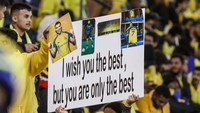 Dalam laga di Mrsool Park, Al Nassr berhadapan dengan Al Ettifaq di partai Liga Arab. Foto: Anadolu Agency via Getty Images/Anadolu Agency