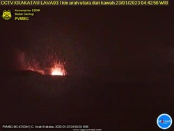 Gunung Anak Krakatau Erupsi, Warga Diminta Tak Mendekat