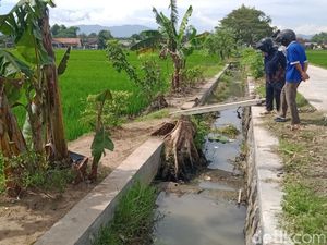 Tragis! Bayi Lelaki Ditemukan Tewas di Saluran Irigasi Jatipuro Klaten
