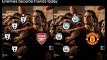 Meme Arsenal Libas MU: Nyaman di Pucuk, Nketiah kayak Henry!
